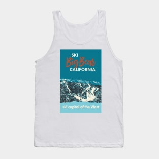 Big Bear Vintage Ski Poster Tank Top